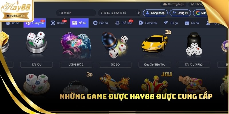 Những sảnh game được yêu thích